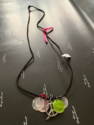 COLLIER ROSE METAL 14