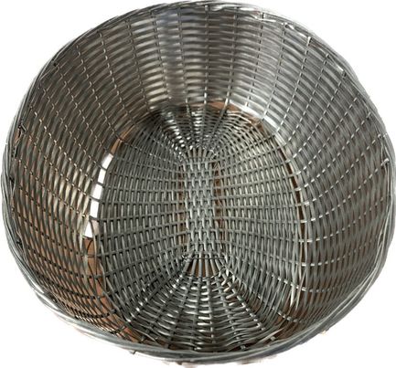 CORBEILLE METAL OVALE