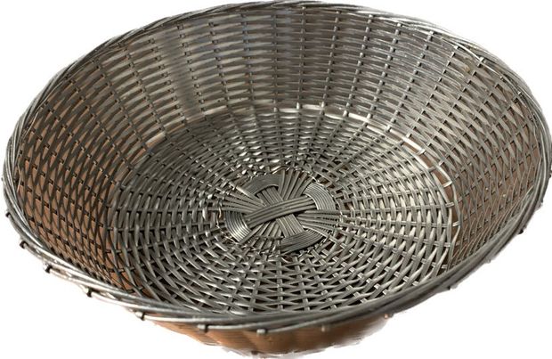 CORBEILLE METAL RONDE