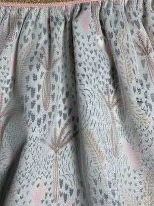 JUPE FANTAISIE FINITION TULLE