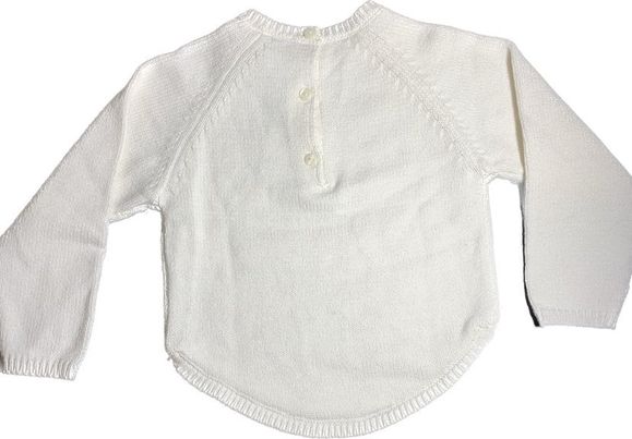 PULL BLANC CASSE BDZ