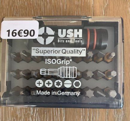 BOX "SUPERIOR QUALITY " MARQUE "USH" iso Grip