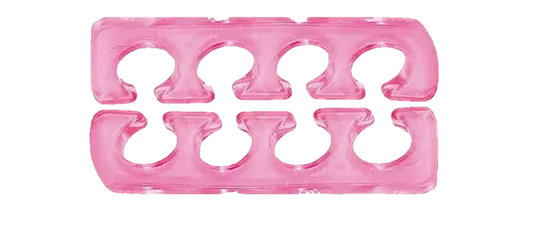 Ecarteur d'orteils en silicone , 2 pièces fluo Fuchsia SIBEL