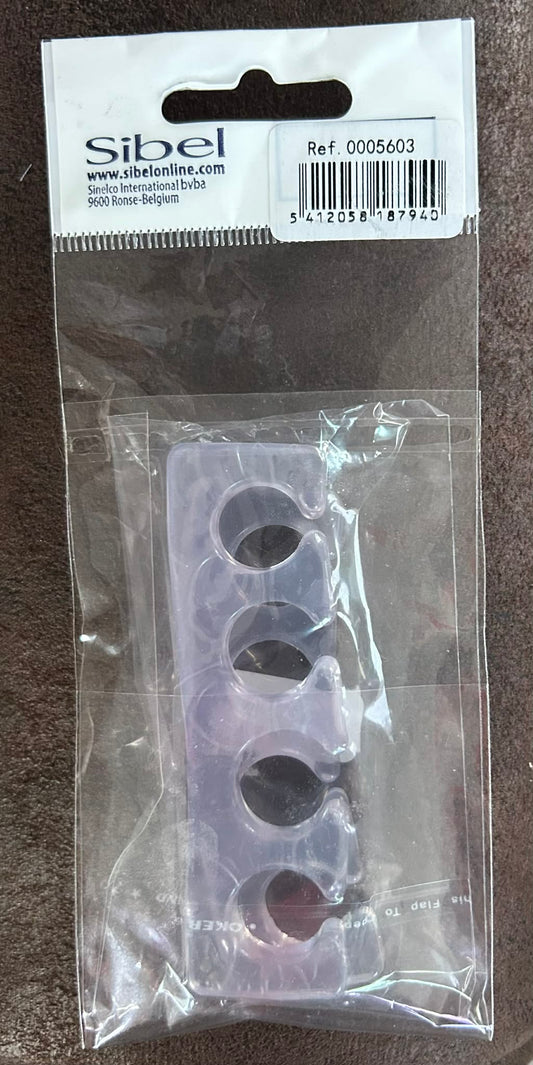 Ecarteur d'orteils en silicone , 2 pièces  Violet SIBEL