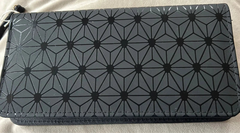 Pochette noire élégante avec motifs incrustés 25*13 cm
