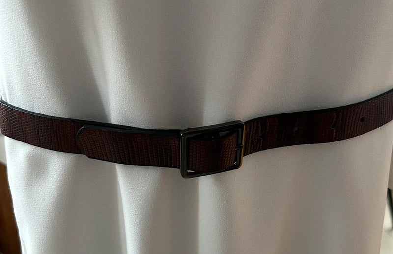Petit sac à main marron foncé avec bandoulière chaîne noir 22*12cm