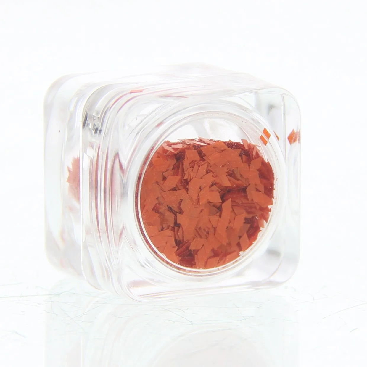 Sibel  Nails Art paillettes oranges