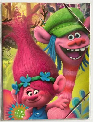 POCHETTE CARTONNEE TROLLS DE DREAMWORK