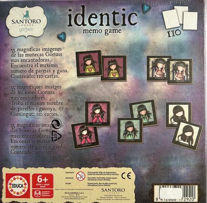 IDENTIC MEMO GAME DE CHEZ EDUCA + 6 ans