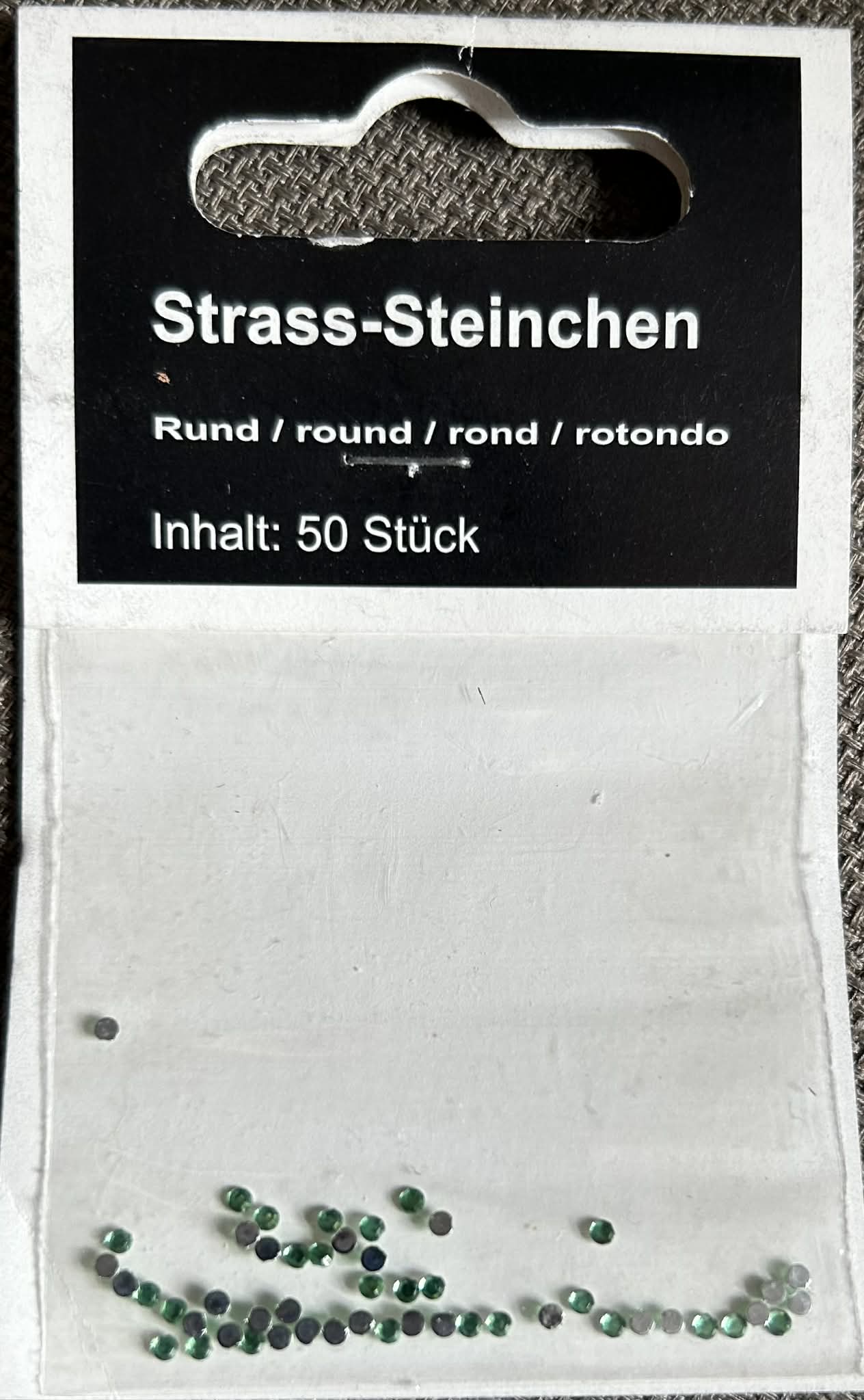 Strass ronds et verts pour les ongles STEINCHEN