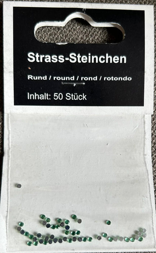 Strass ronds et verts pour les ongles STEINCHEN