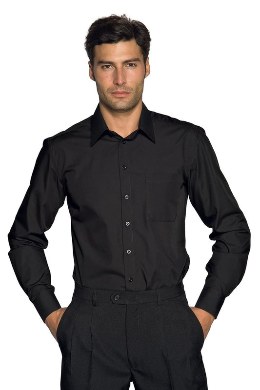 Chemise Homme Carthagène ISACCO noire taille L