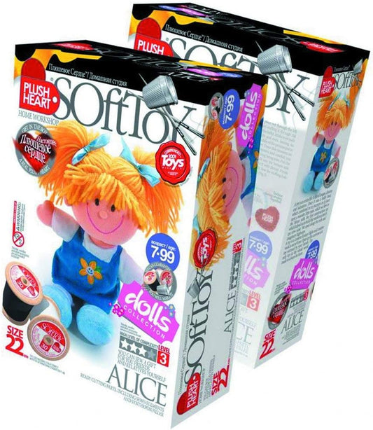 KIT DE COUTURE PLUSH HEART  POUPEE ALICE 7+ ***