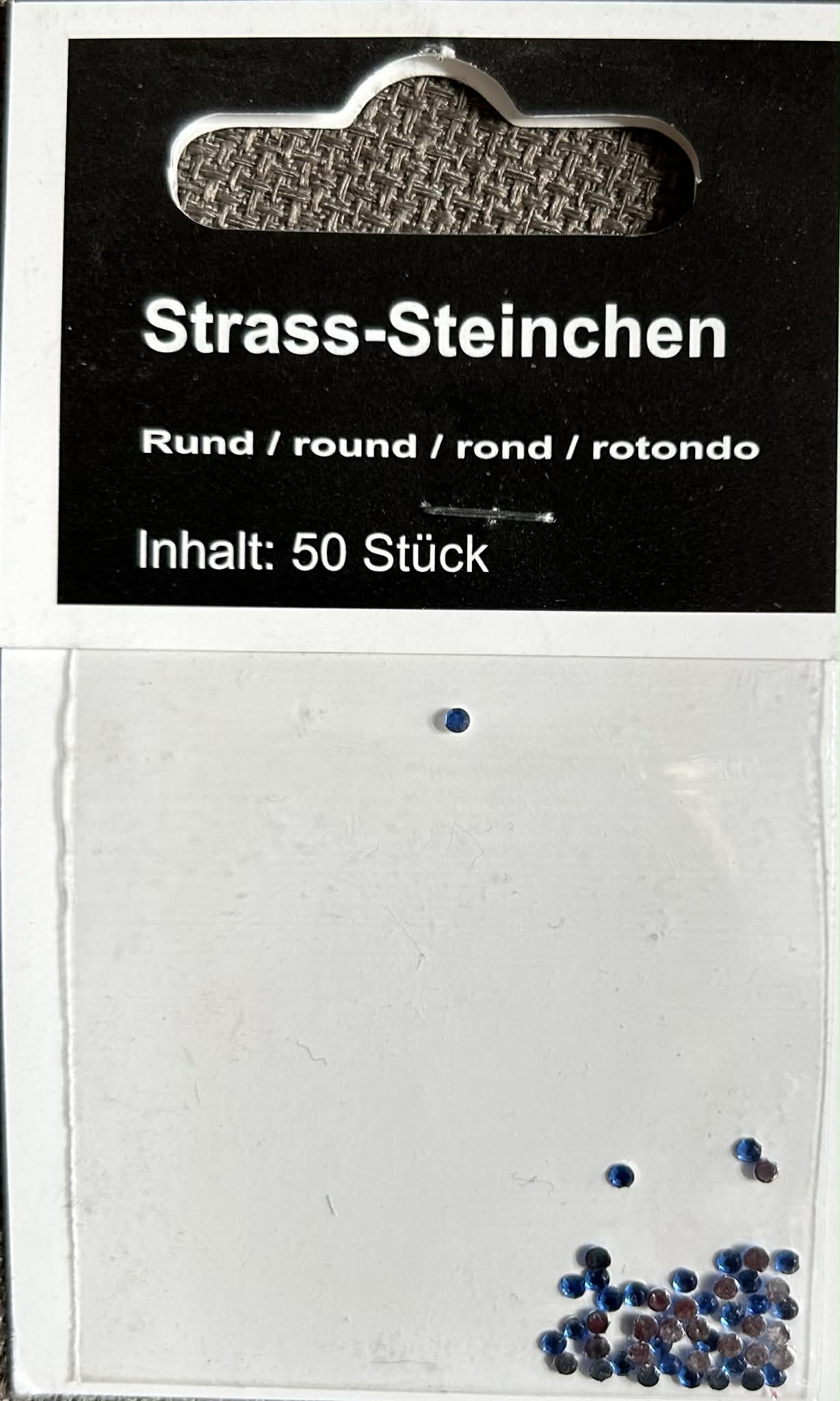 Strass ronds bleus pour les ongles STEINCHEN