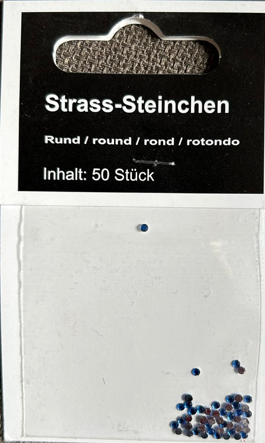 Strass ronds bleus pour les ongles STEINCHEN