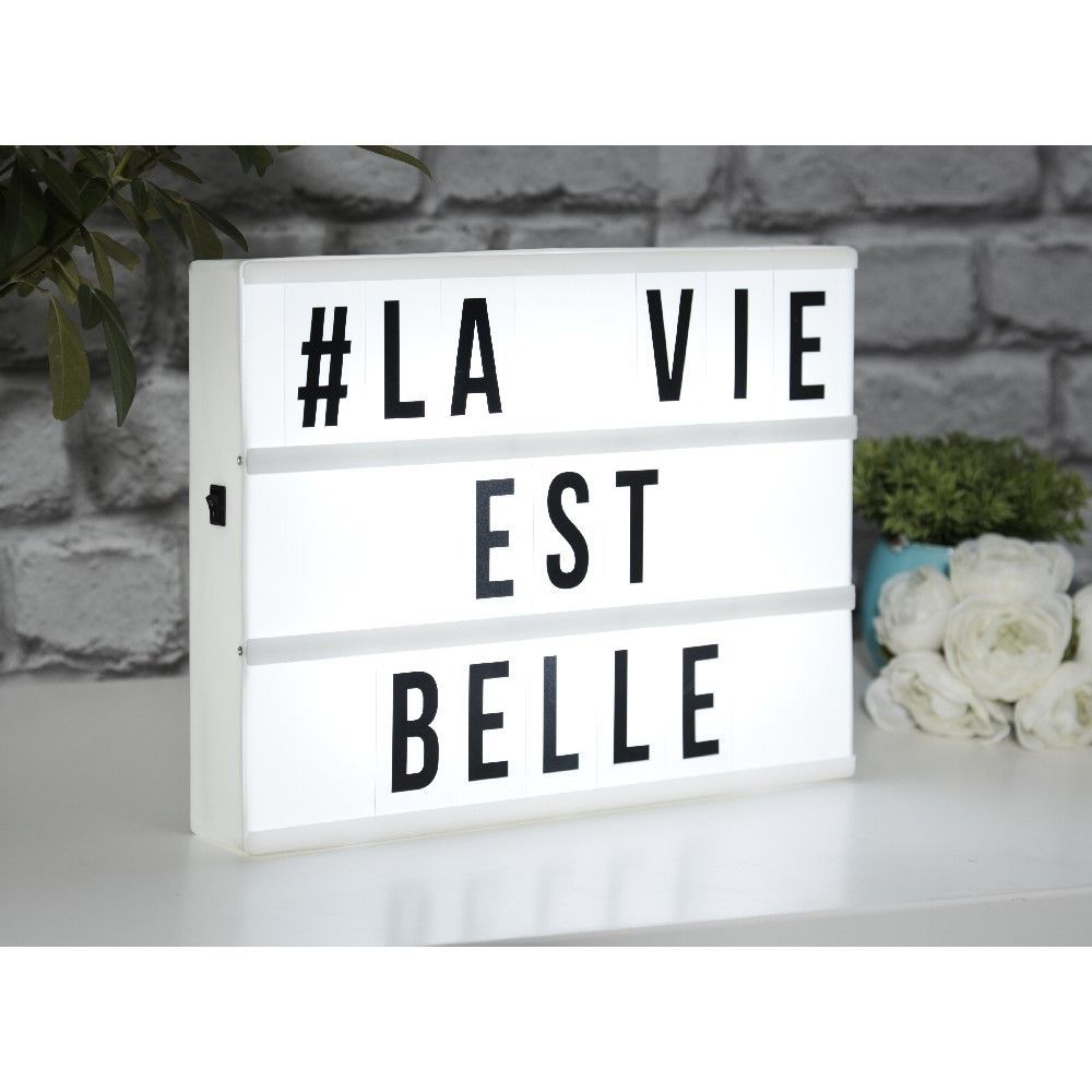 Cadre lumineux pour publicité