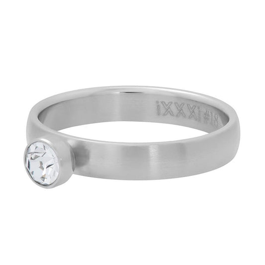 BAGUE IXXXI 4 MM AVEC PIERRE