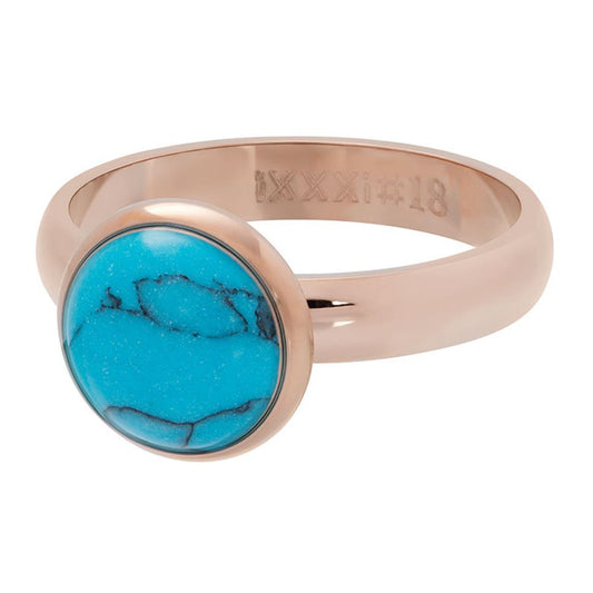 BAGUE IXXXI TURQUOISE OR ROSE