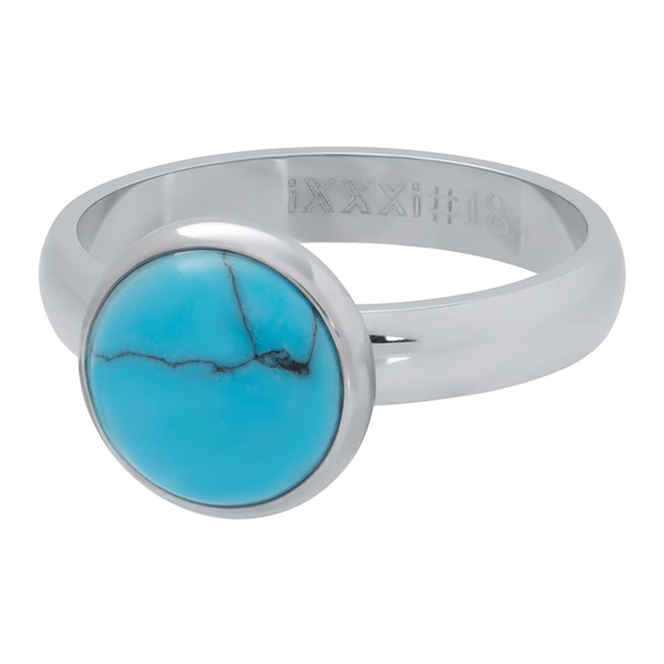 BAGUE IXXXI TURQUOISE ARGENT