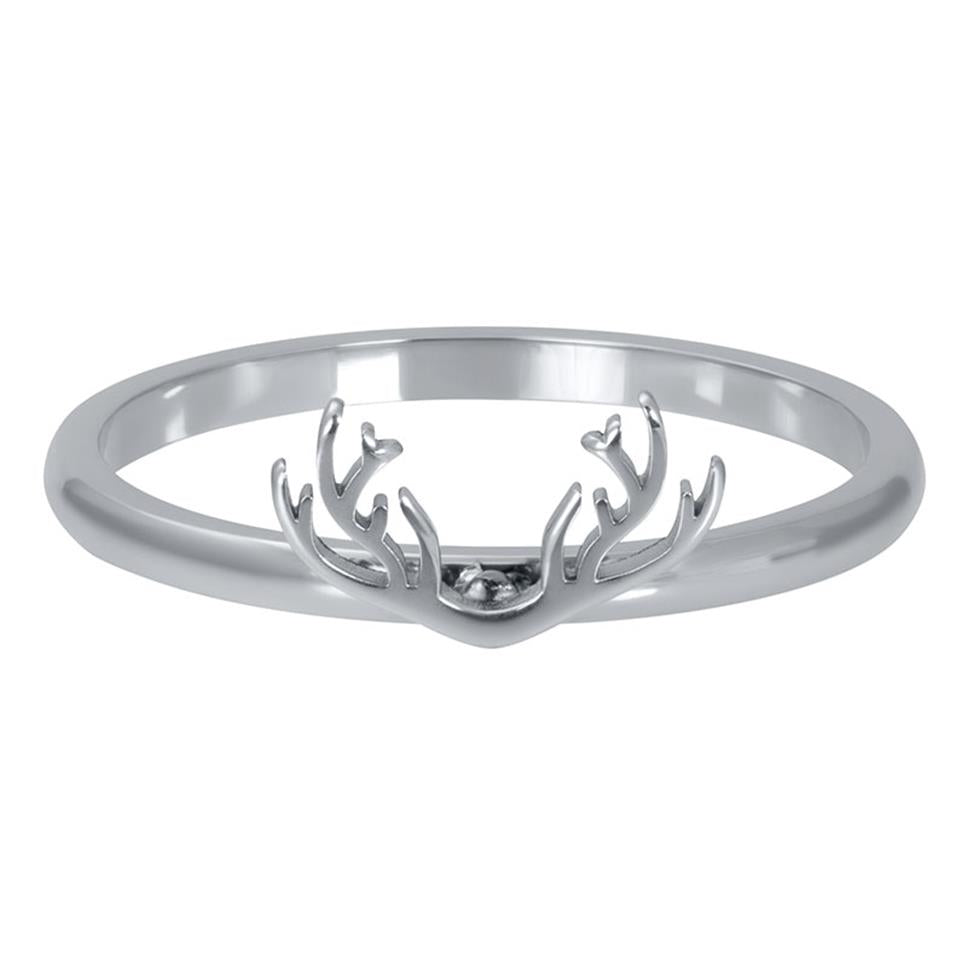 BAGUE IXXXI 2 MM CERF Argent