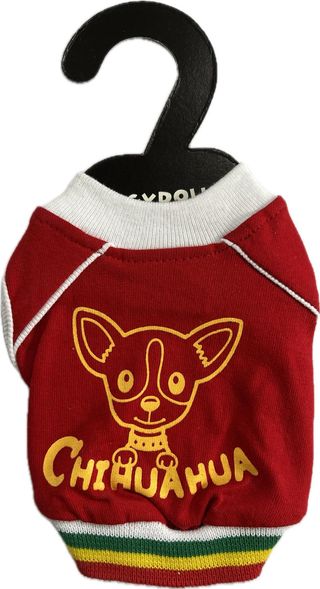 T SHIRT  rouge pour CHIHUAHUA  Doggy dolly