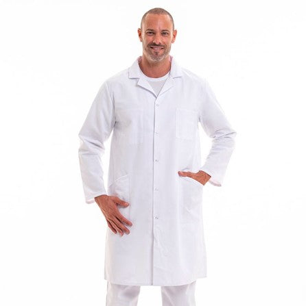 Blouse médicale longue pour homme taille XL