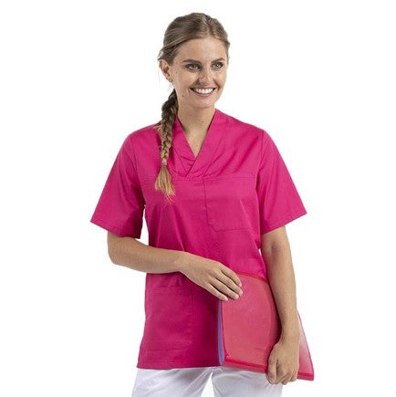 Tunique médicale rose col V taille XL NEW YORK