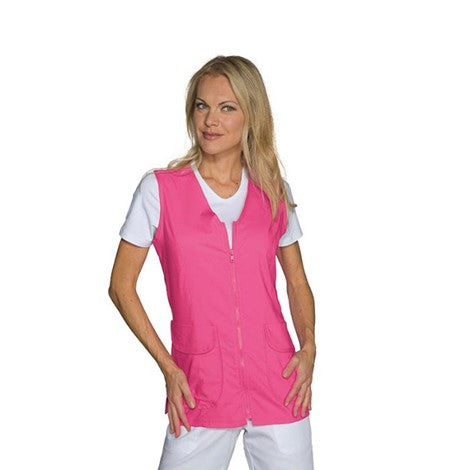 Veste alimentaire sans manches fuchsia Taille S MARAKAIBO