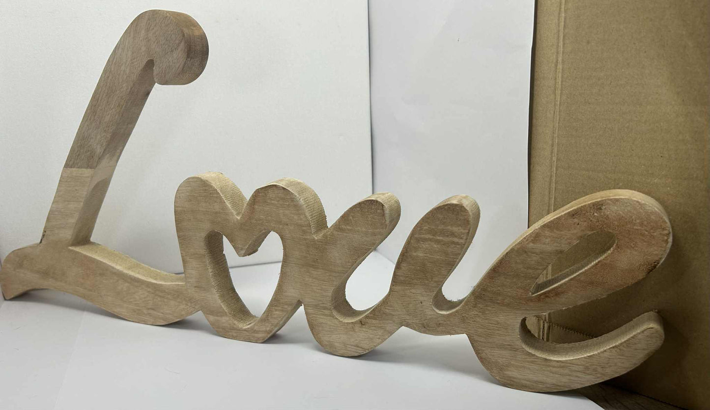 Message LOVE  en bois de GmbH (55*24.5cm)