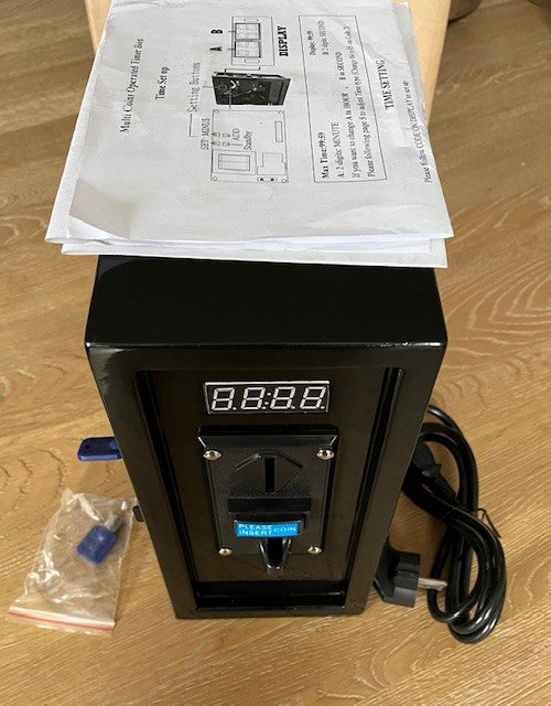 Boîte de commande de minuterie à monnayeur