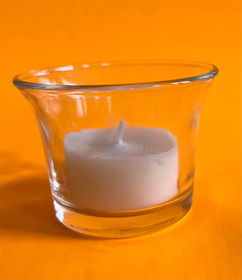 Porte bougie tulipe en verre