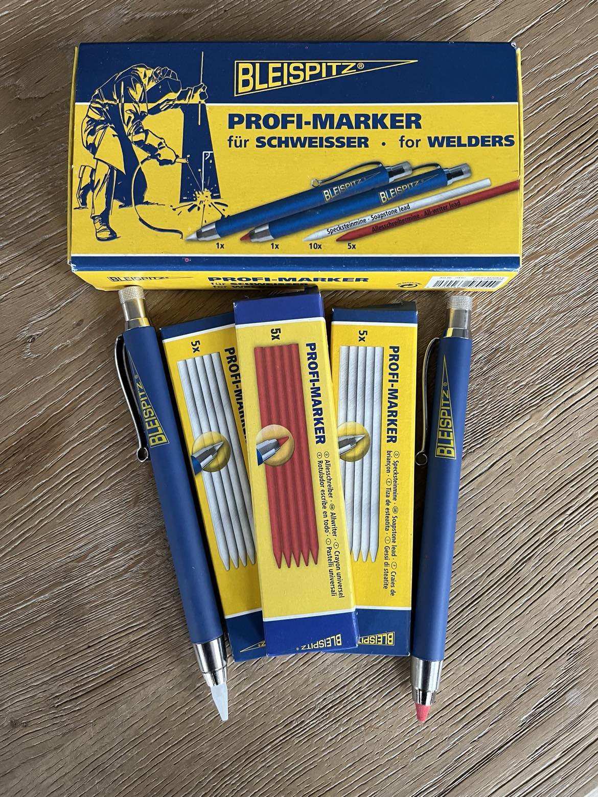 Kit pour soudeur Profi-Marker Bleisptiz