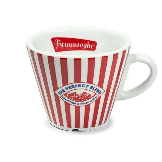 Tasse rouge et blanche BRUYNOOGHE 6.5 cl