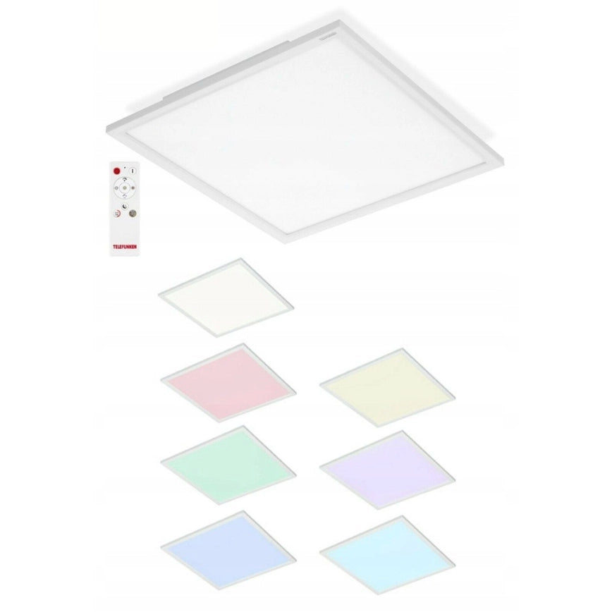 Panneau LED RGBW Telefunken 45x45 cm