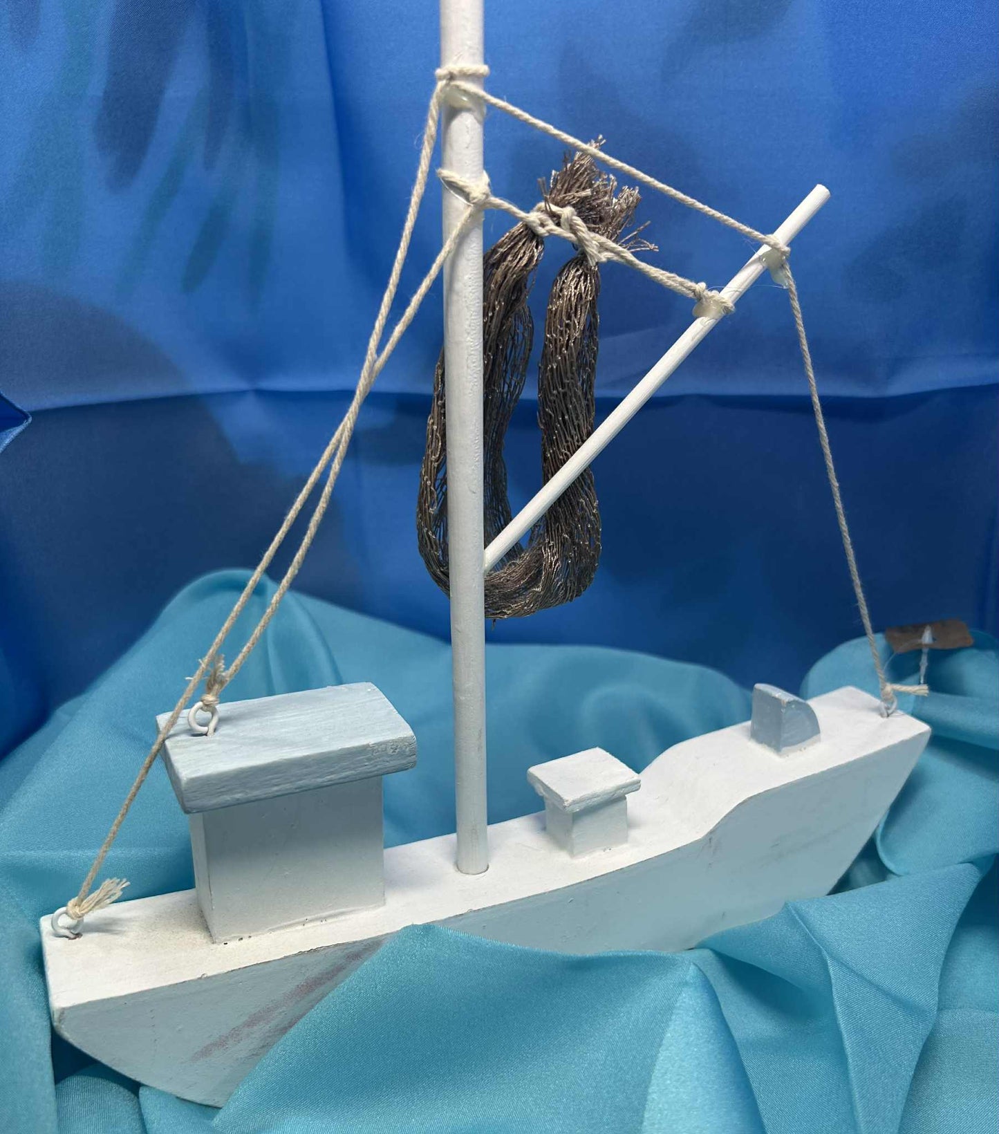Bateau en bois décoratif fait main collection Goldbach de GmbH (24.5*23cm)