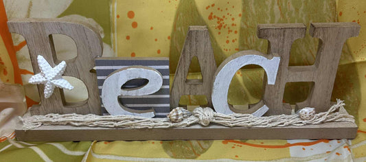 "Beach" en bois de GpmbH (30*9cm)