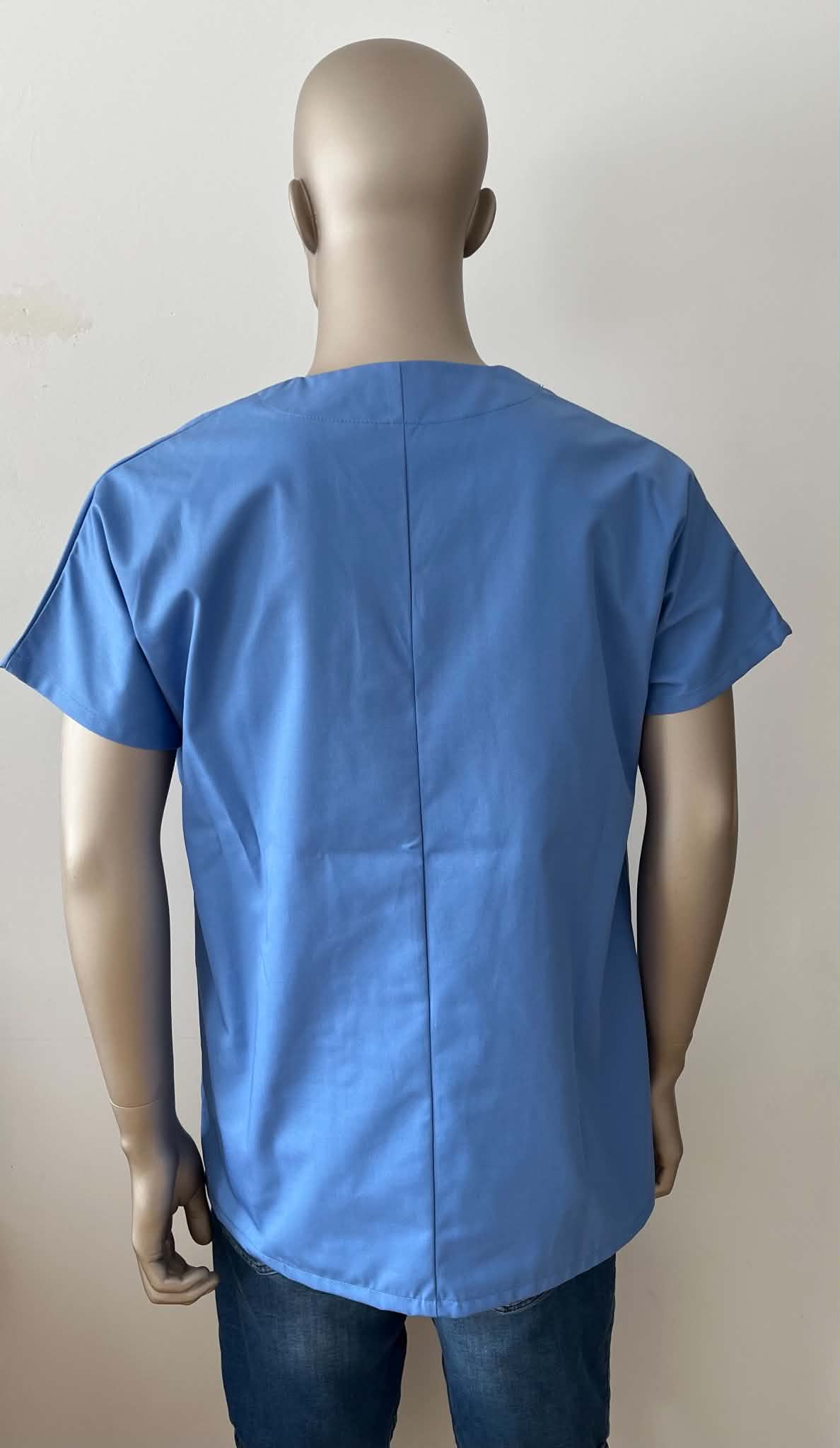 Tunique hôpital, Véto, Kiné à enfiler bleue taille S NEW YORK