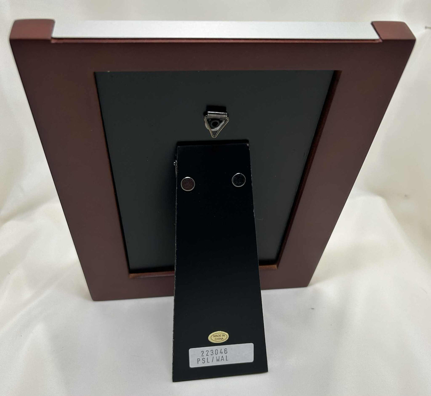 Cadre Photo métallique argenté et marron de GmbH (16*19.5cm)