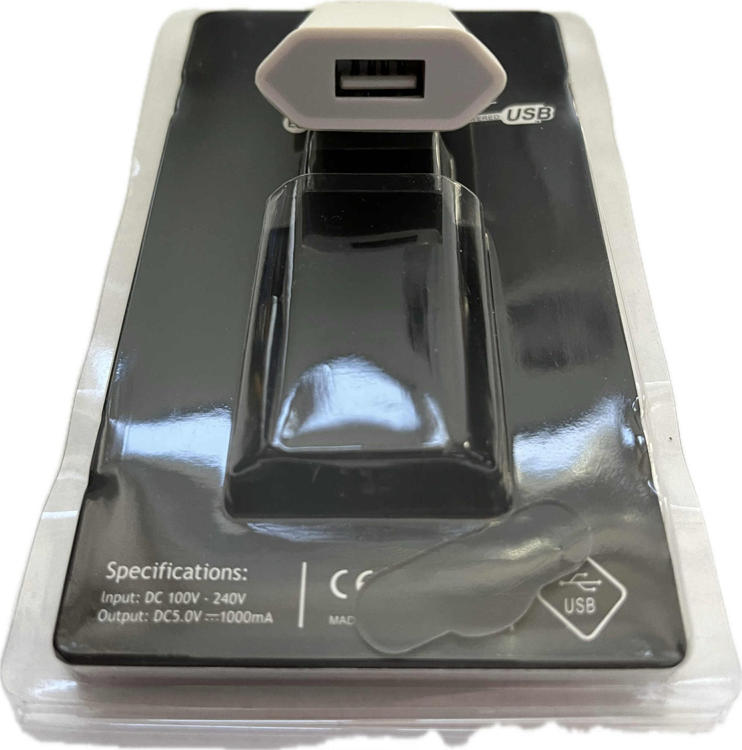 Chargeur USB 5V/1A Adaptateur de Prise USB pour téléphone Portable, etc..