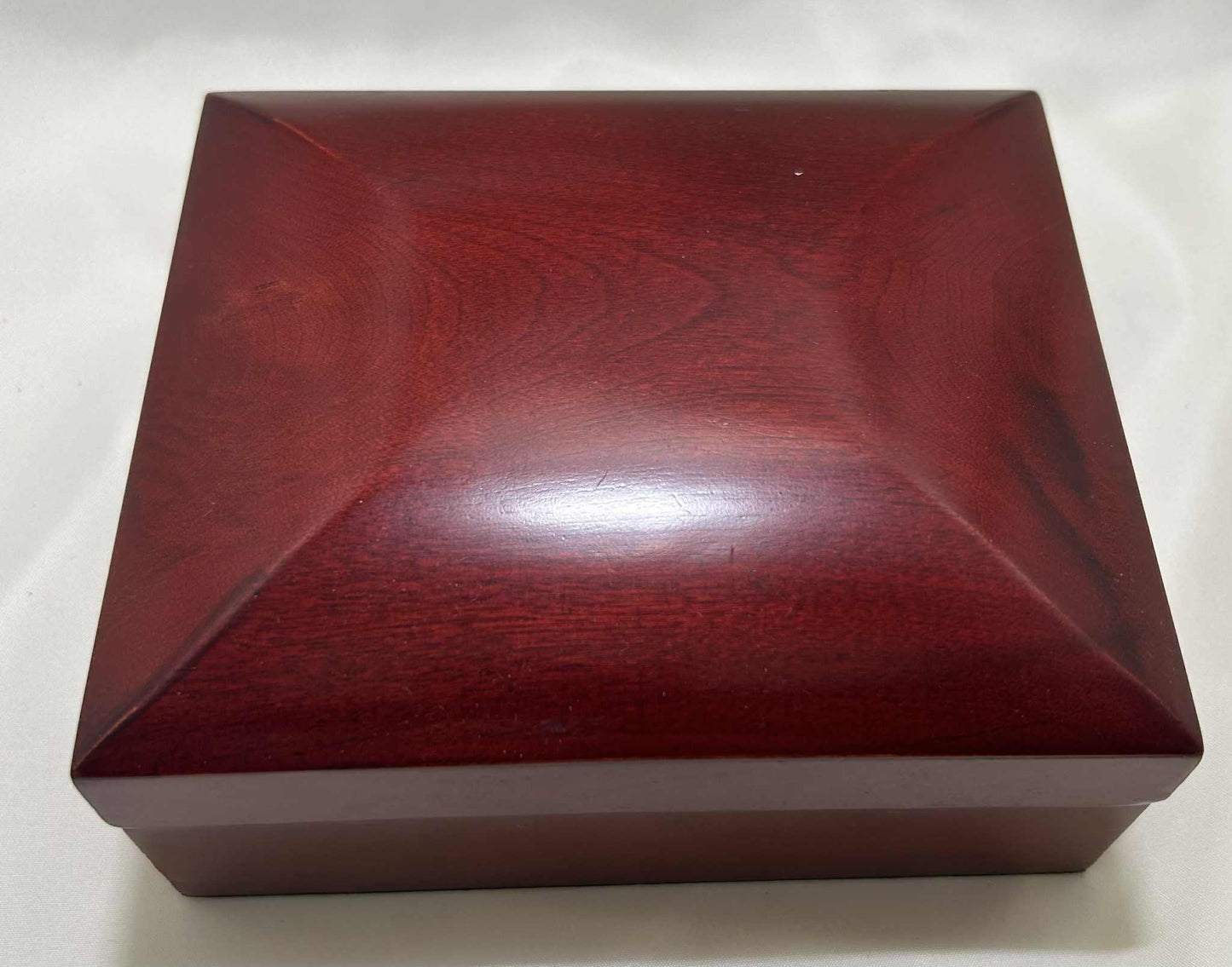 Petit coffret à bijoux en bois acajou de GmbH(14*12cm)