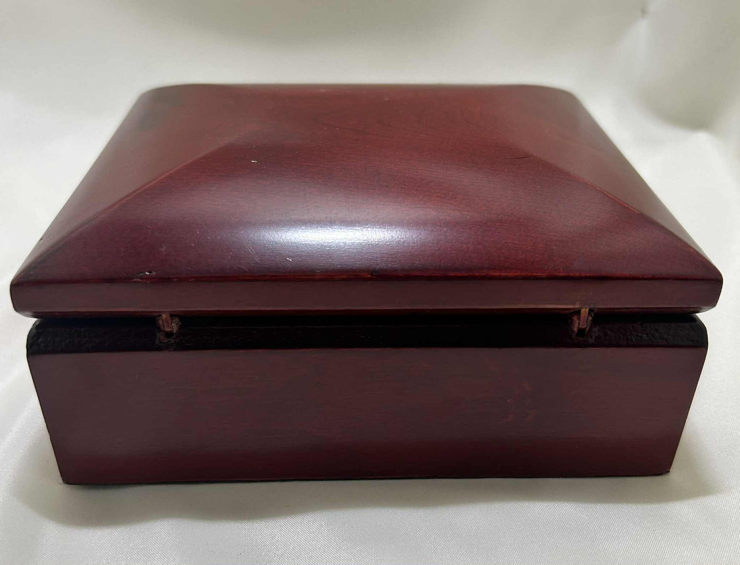 Petit coffret à bijoux en bois acajou de GmbH(14*12cm)