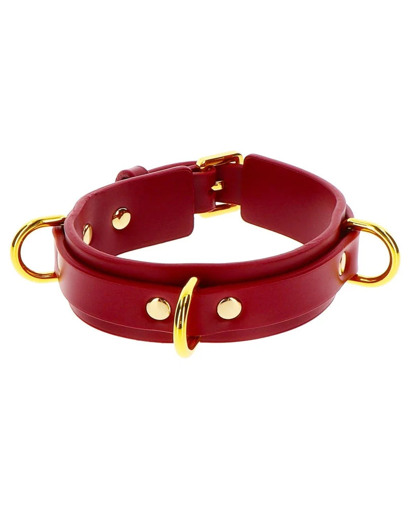 Collier D-Ring TABOOM  Rouge