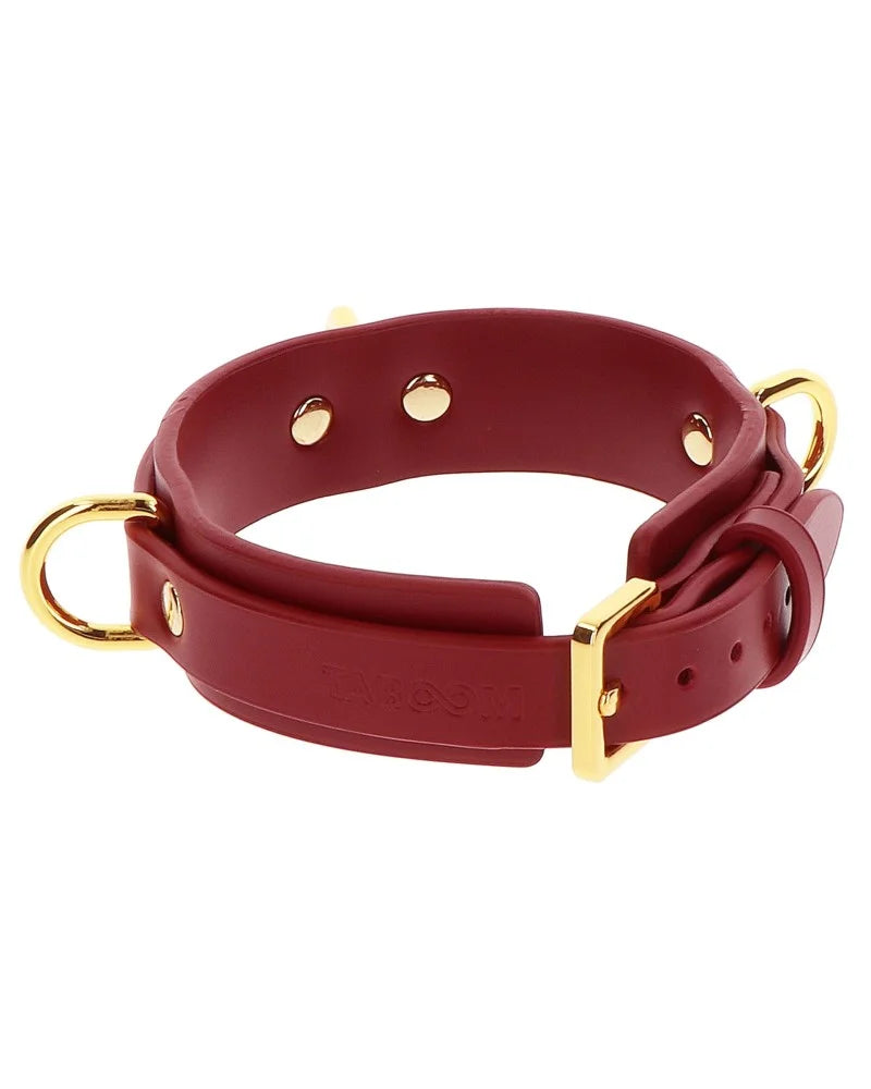 Collier D-Ring TABOOM  Rouge