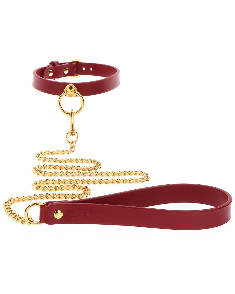 Collier-Laisse TABOOM Rouge
