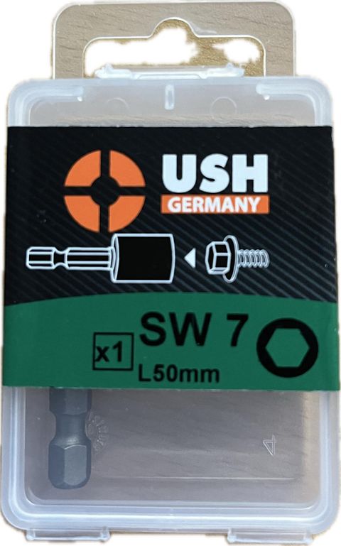 DOUILLE MAGNÉTIQUE 7MM 1/4X50MM  (1 pièce)