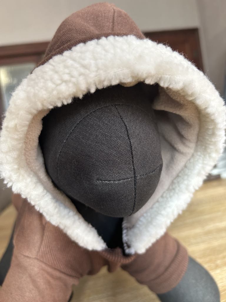 Sweat à capuches pour chiens marron marque NYC