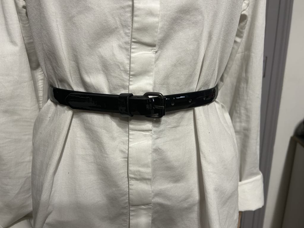 Ceinture brillante noire FASHION