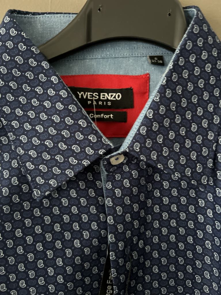 Chemise Yves Enzo Paris à motifs taille 37/38