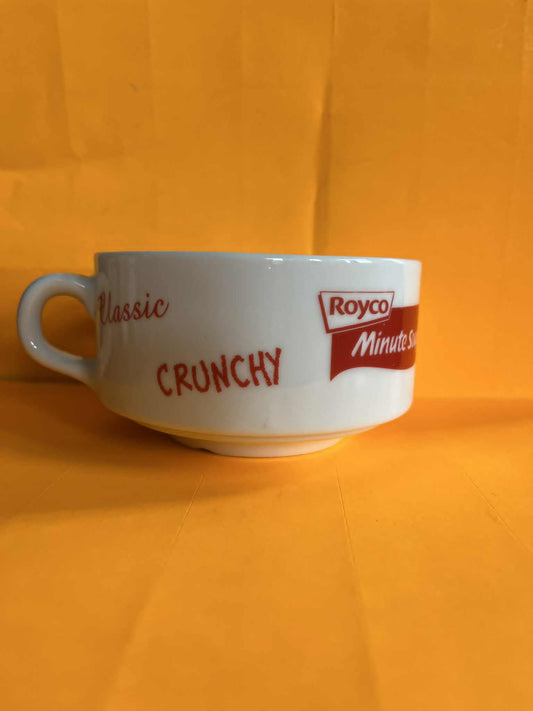 Tasse blanche et rouge ROYCO 30 cl