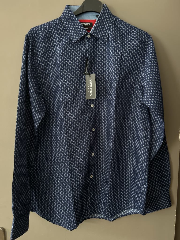 Chemise Yves Enzo Paris à motifs taille 37/38